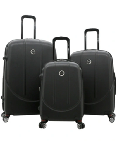Travelers Club Traveler's Club Falkirk 3pc. Hardside Expandable Luggage Set In Black