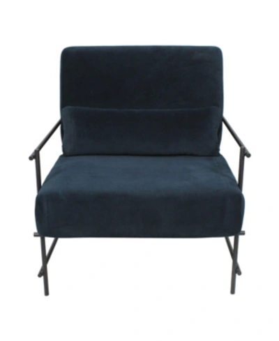 Moe's Home Collection Collins Arm Chair In Blue