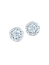 KWIAT SUNBURST 18K WHITE GOLD & DIAMOND STUD EARRINGS,400011669579