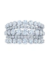 KWIAT WOMEN'S LYRC 18K WHITE GOLD & DIAMOND 5-ROW RING,400011881838