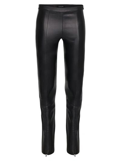 Lamarque Londa Leather Trousers In Nocolor