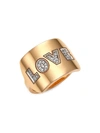 GINETTE NY WOMEN'S 18K ROSE GOLD & DIAMOND LOVE ANGÈLE RING,400013178923