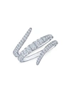 KWIAT VINE 18K WHITE GOLD & DIAMOND WRAP RING,400013261463