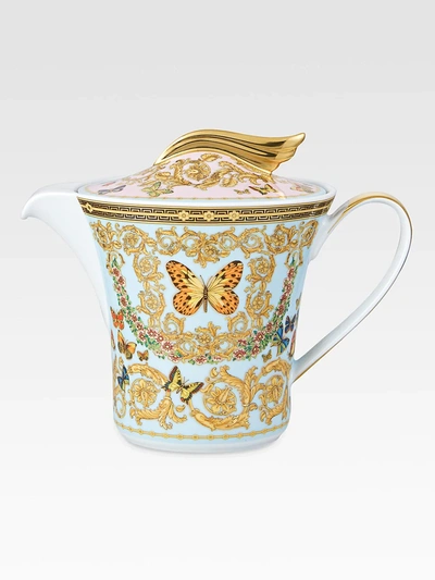 Versace Butterfly Garden Tea Pot In Multi
