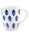 Vietri Viva Santorini Ceramic Polka Dot Mug