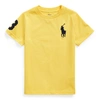 Polo Ralph Lauren Kids' Big Pony Cotton Jersey Tee In Signal Yellow