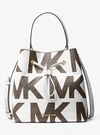 MICHAEL KORS SURI LARGE GRAPHIC LOGO SHOULDER BAG