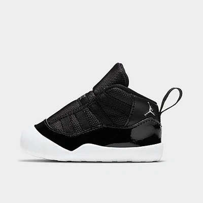 Nike Jordan Infant Air Retro 11 Crib Shoes In Black/black/white