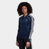 ADIDAS ORIGINALS ADIDAS WOMEN'S ORIGINALS 3-STRIPES PRIMEBLUE TRACK JACKET SIZE X-SMALL POLYESTER/PLASTIC,5736090