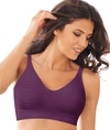 Bali Comfort Revolution Smart Sizes Wire-free Bra In Venetian Purple