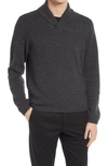VINCE SHAWL COLLAR SLIM FIT CASHMERE SWEATER,M68166028A