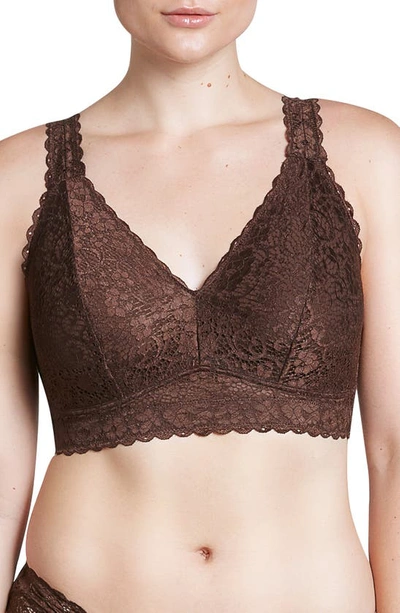 Parfait Adriana Wire-free Bralette In Brown