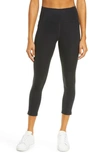 Girlfriend Collective Pocket Crop Leggings In Black