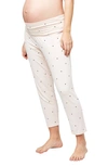 Nom Maternity Max Maternity Pajama/lounge Pants In White