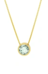 Dean Davidson Signature Knockout Pendant In Green Amethyst/gold
