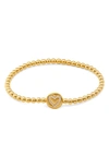 NADRI HEART BEADED STRETCH BRACELET,AB39384GCZB