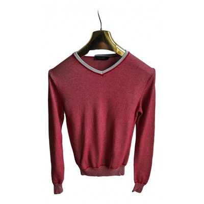 Pre-owned Calvin Klein Collection Jumper In Red