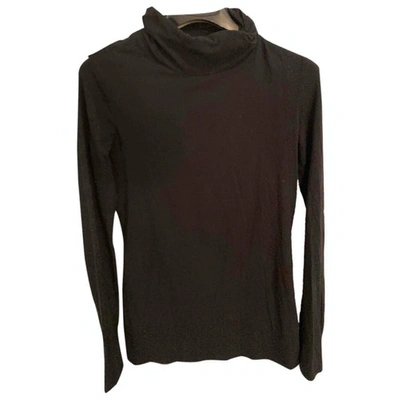 Pre-owned James Perse Black Cotton Top