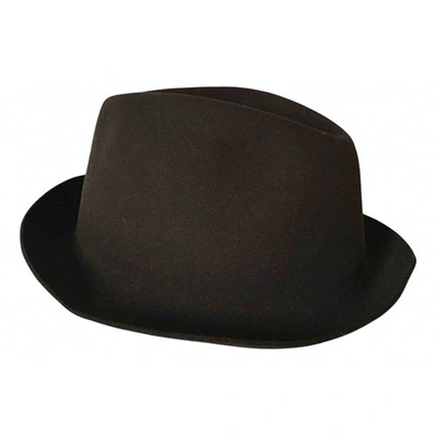 Pre-owned Barbisio Wool Hat In Brown