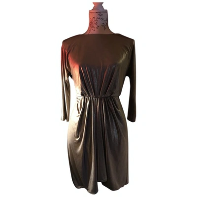 Pre-owned Tibi Dress In Gold