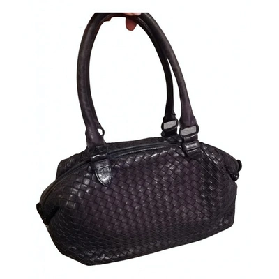 Pre-owned Gianfranco Lotti Leather Handbag In Purple