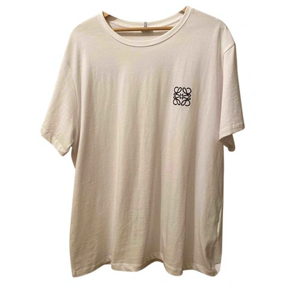 Pre-owned Loewe White Cotton T-shirts