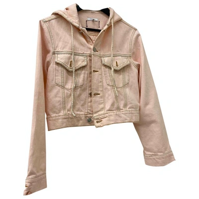 Pre-owned Ganni Jacket In Pink