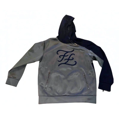 Pre-owned Fendi Grey Cotton Knitwear & Sweatshirt