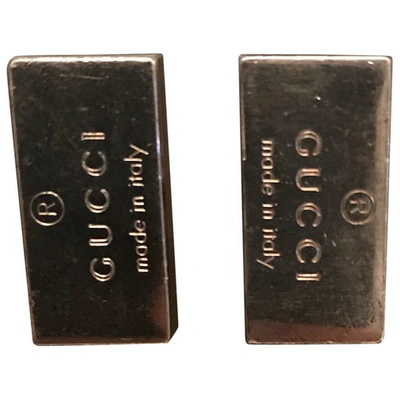 Pre-owned Gucci Silver Silver Cufflinks