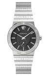 VERSACE GRECA BLACK SUNRAY BRACELET WATCH, 41MM,VEVI00720