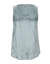 Brunello Cucinelli Tops In Pastel Blue