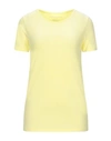 Majestic T-shirts In Yellow