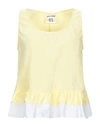 Semicouture Tops In Yellow