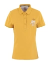 Aeronautica Militare Polo Shirts In Ocher