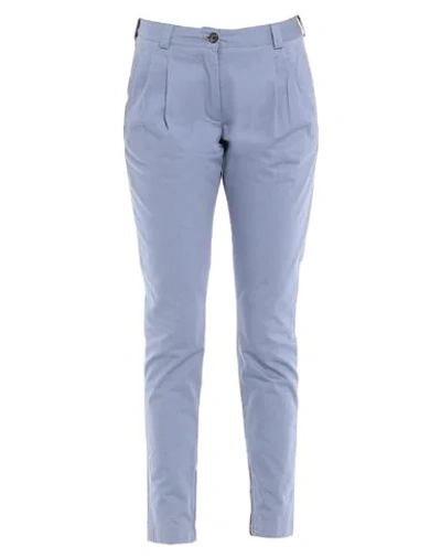 Mauro Grifoni Pants In Slate Blue