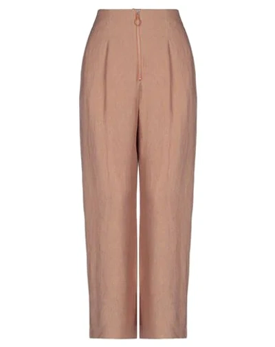 Maison Scotch Pants In Light Brown