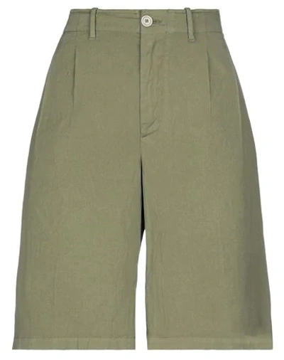 Pence Shorts & Bermuda Shorts In Military Green