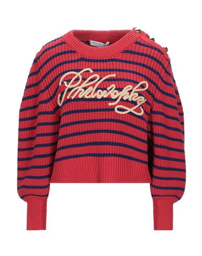 Philosophy Di Lorenzo Serafini Sweaters In Red