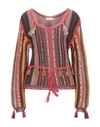Etro Sweaters In Red