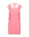 Alberta Ferretti Short Dresses In Pink