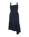 ADEAM ADEAM WOMAN MIDI DRESS MIDNIGHT BLUE SIZE 10 WOOL, POLYESTER, POLYURETHANE,15091988JG 6