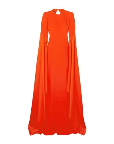 Alex Perry Long Dress In Orange