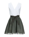 Soallure Short Dresses In Military Green