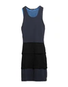 Y/project Fitted Tank Dress In Dark Blue