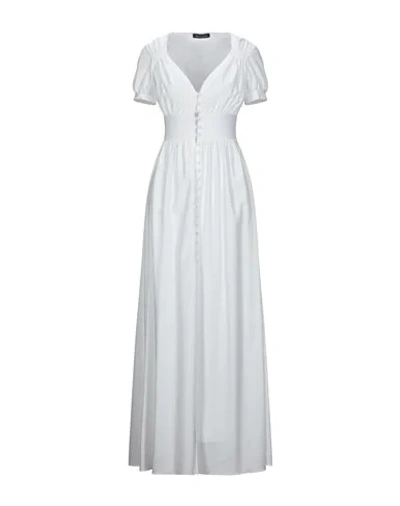 Actualee Long Dresses In White
