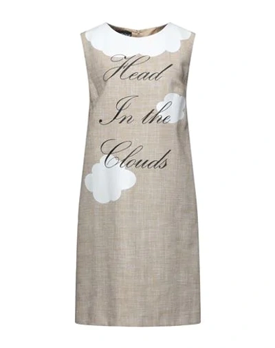 Boutique Moschino Midi Dresses In Beige