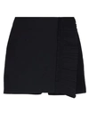 Valentino Garavani Woman Shorts & Bermuda Shorts Black Size 4 Virgin Wool, Silk In Black