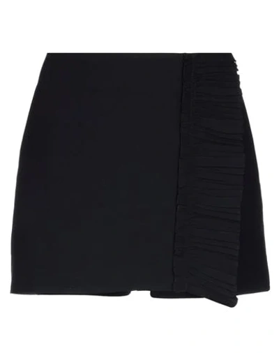 VALENTINO VALENTINO GARAVANI WOMAN SHORTS & BERMUDA SHORTS BLACK SIZE 6 VIRGIN WOOL, SILK,35456745PX 3