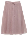 Red Valentino Midi Skirts In Pink