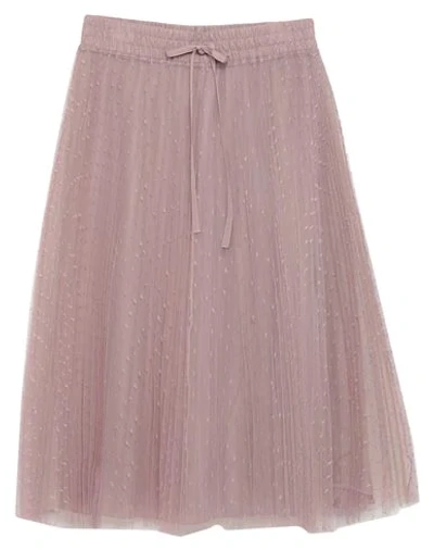Red Valentino Midi Skirts In Pink